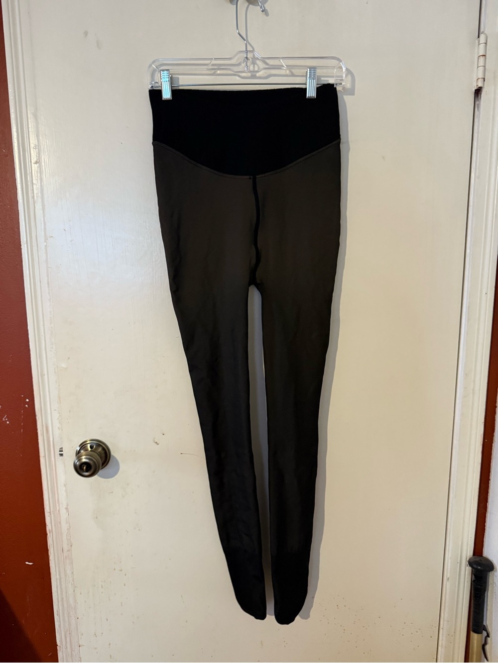 Fake Skin Leggings Tights with fur like interior